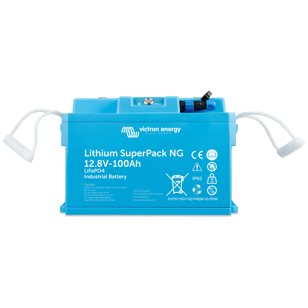 Victron Energy – 12V/100Ah Lithium LifePO4 Self-Heating SuperPack NG Battery | BAT512110740 (front)