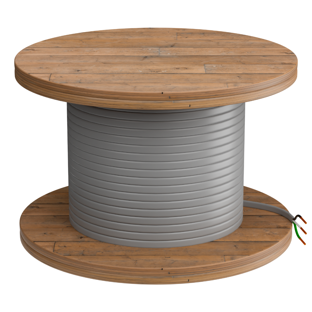 #14 AWG BOAT Cable, 3 Conductors, Grey, CSA TEW and UL Certified, (Reel - 984ft/300m)