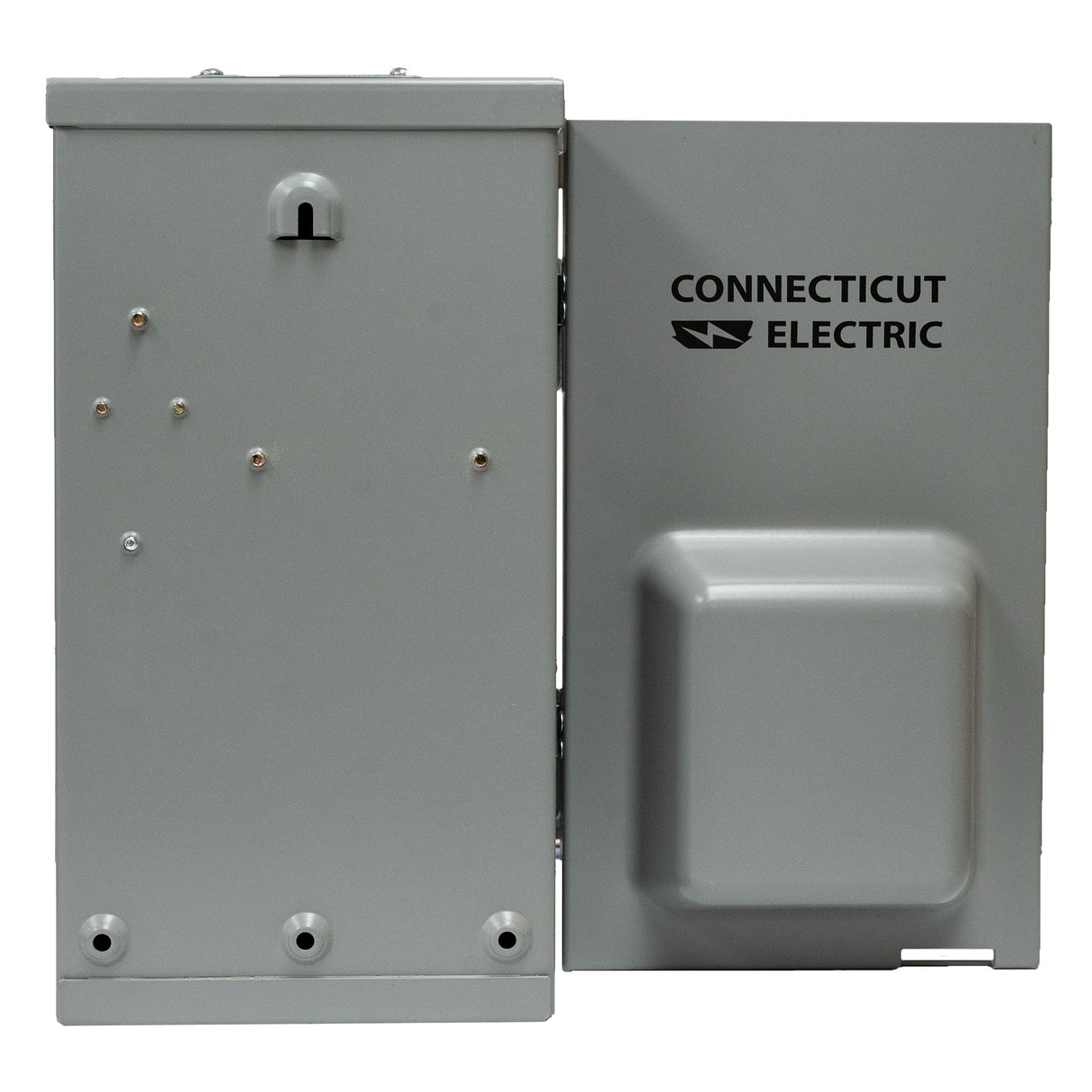 Connecticut Electric cnt-ps-55gr-hr Nema 14-50 outlet with 120V GFCI - open door back