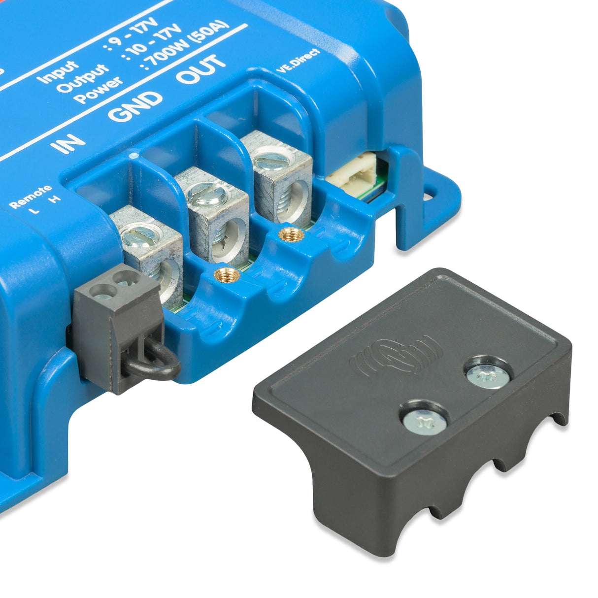 Victron Energy Orion XS DCDC charger - terminal bottom view