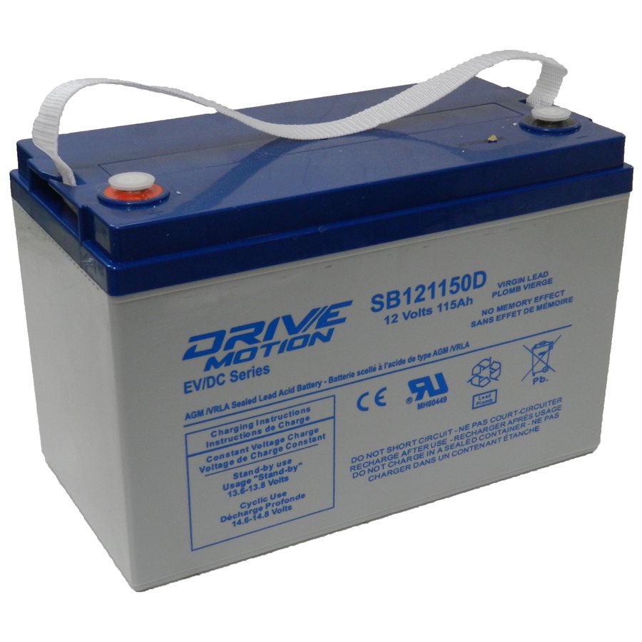 Drive motion SB121150D 12V/105Ah AGM deep cycle battery