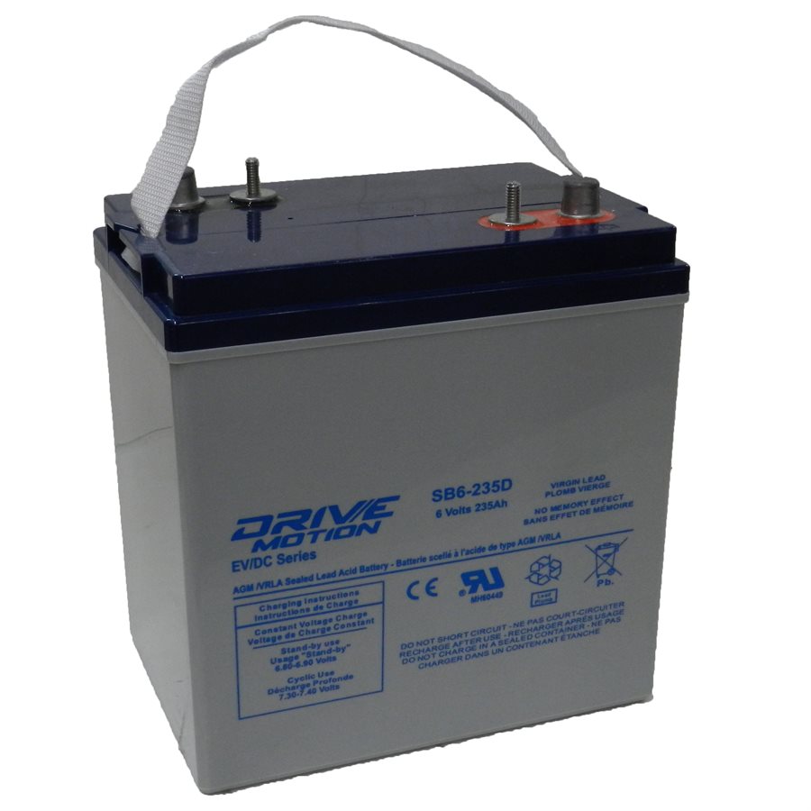 Drive Motion – 6V/235Ah AGM Battery - Group GC2 | SB6-235D