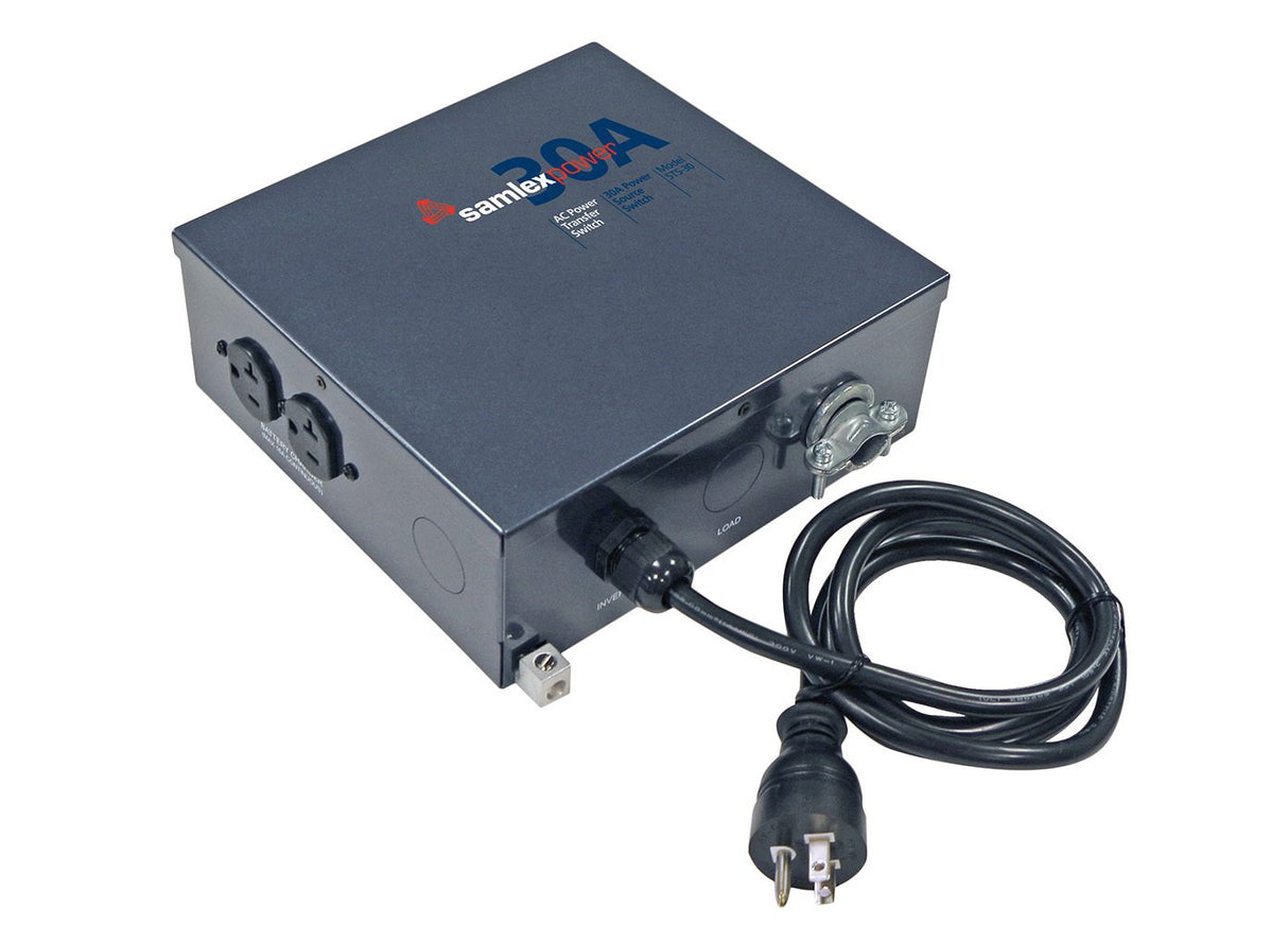 Commutateur de transfert Samlex Power 30 A 120VAC, 60 Hz | STS30