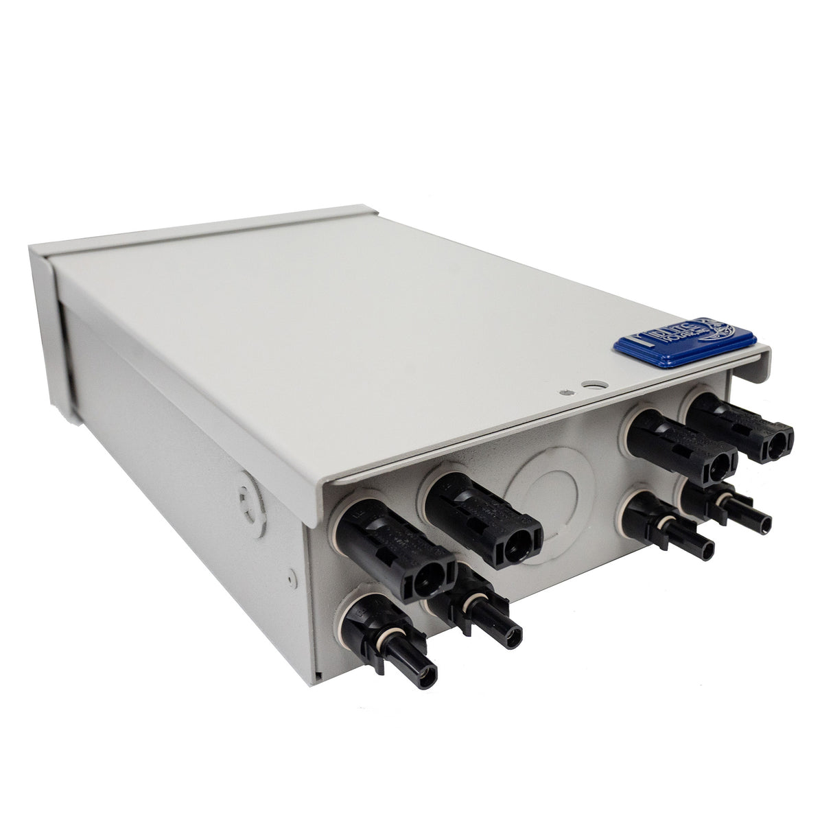 Midnite solar MNPV4 MC4 pre-wired solar panel string combiner box - left side