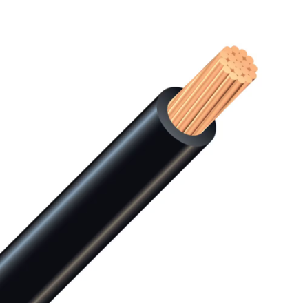 14 AWG Black jacket multi-strand copper wire