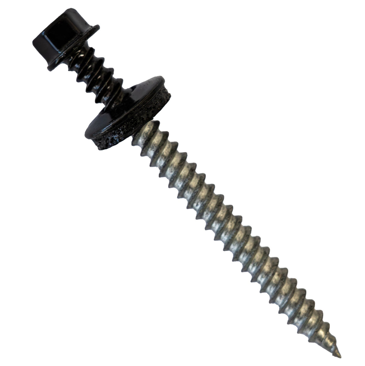 Roof solar panel mounting screw