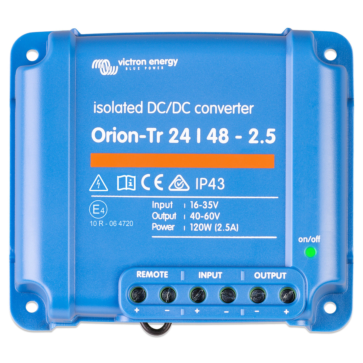 Victron ORI244810110 Isolated DC/DC 24V/48V 2.5A converter - top