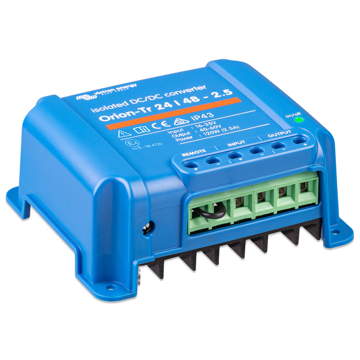 Victron ORI244810110 Isolated DC/DC 24V/48V 2.5A converter - left