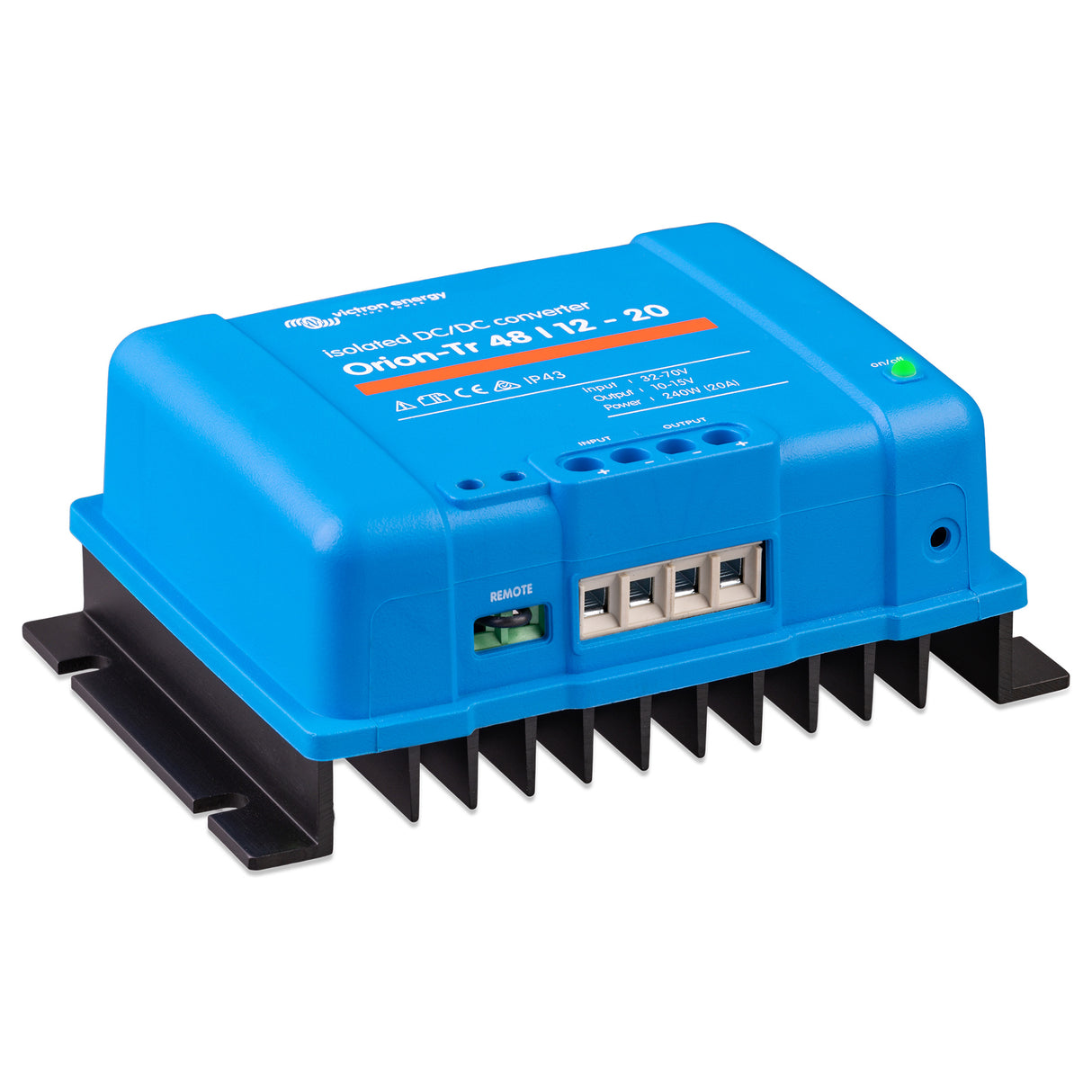 Victron ORI481224110 Isolated DC/DC 48V/12V 20A converter - left