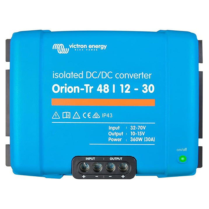 Victron ORI481240110 Isolated DC/DC 48V/12V 30A converter - top