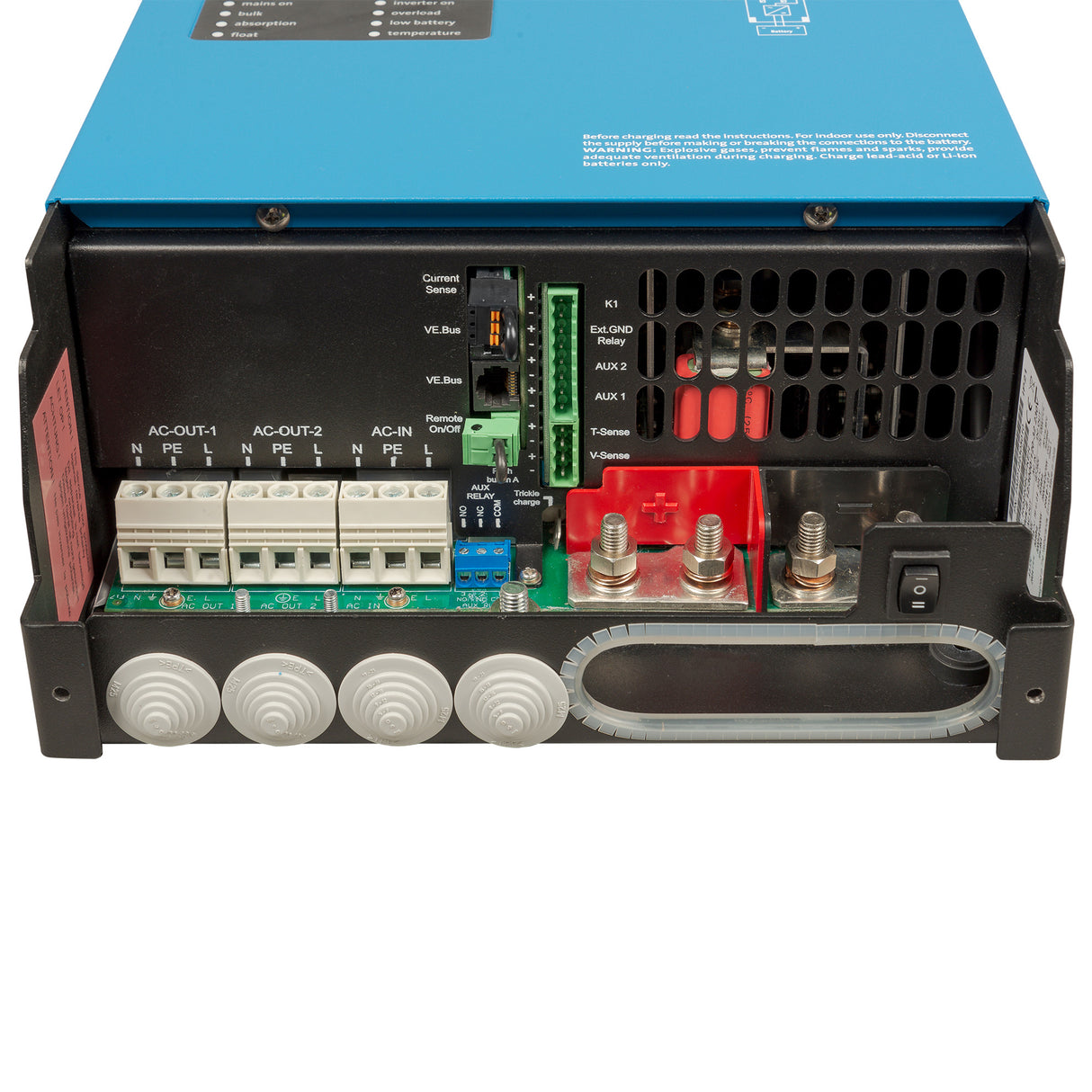 Victron Energy PMP122305122 Multiplus II 12v 3000 120v inverter/charger - connections