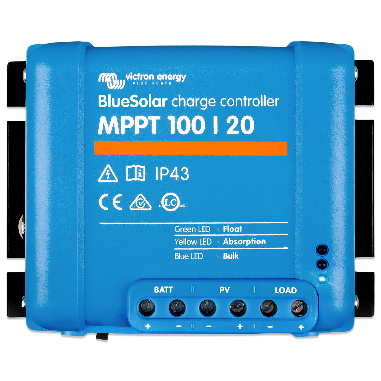 Victron scc110020170r BlueSolar MPPT 100/20 Solar Charge Controller - Top