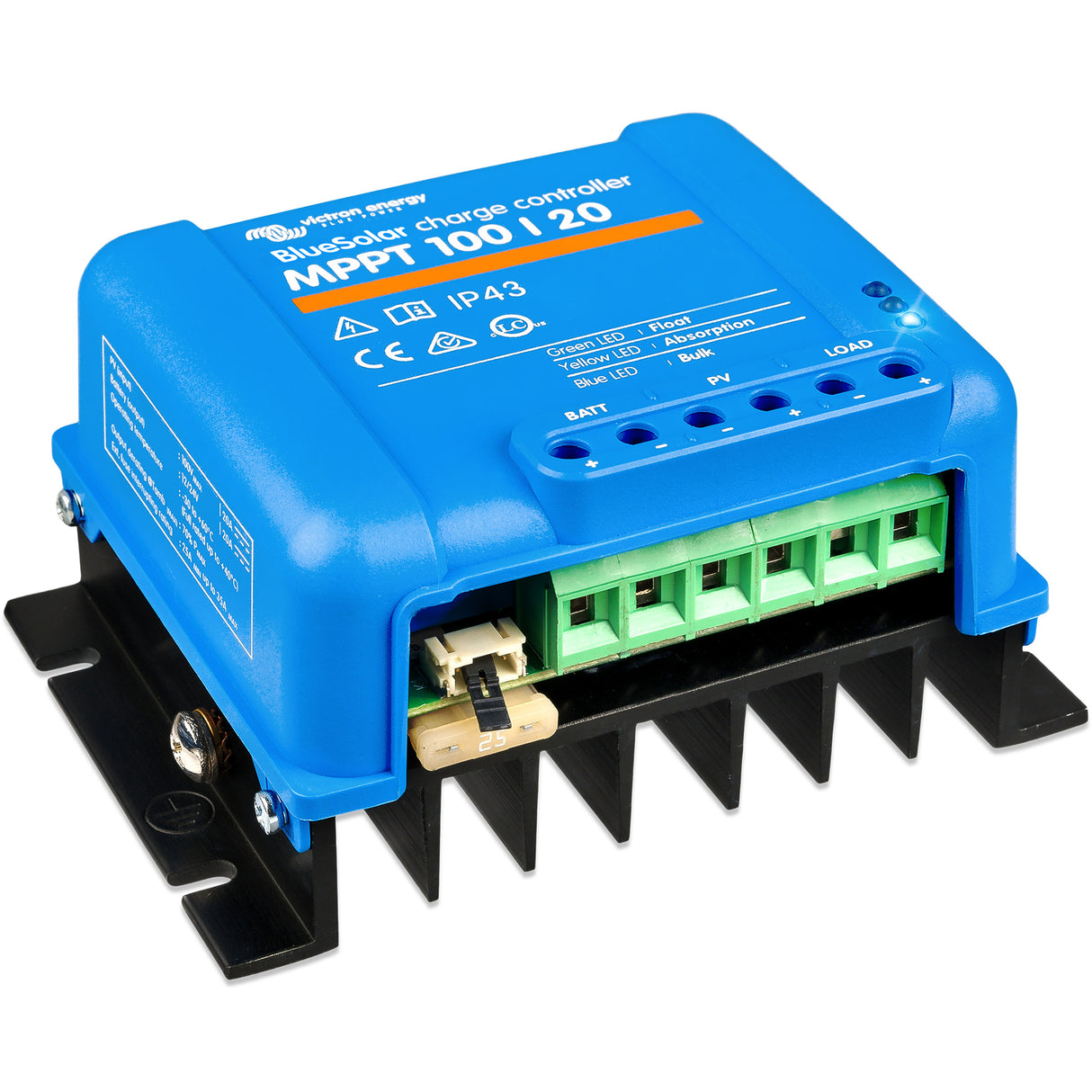 Victron scc110020170r BlueSolar MPPT 100/20 Solar Charge Controller - Left