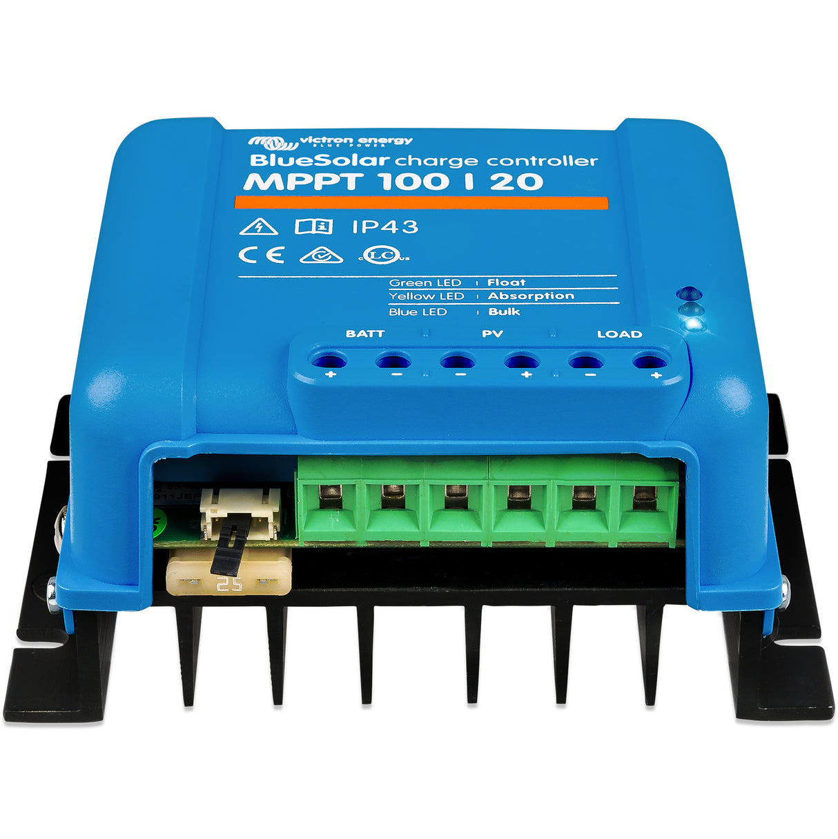 Victron scc110020170r BlueSolar MPPT 100/20 Solar Charge Controller - Front