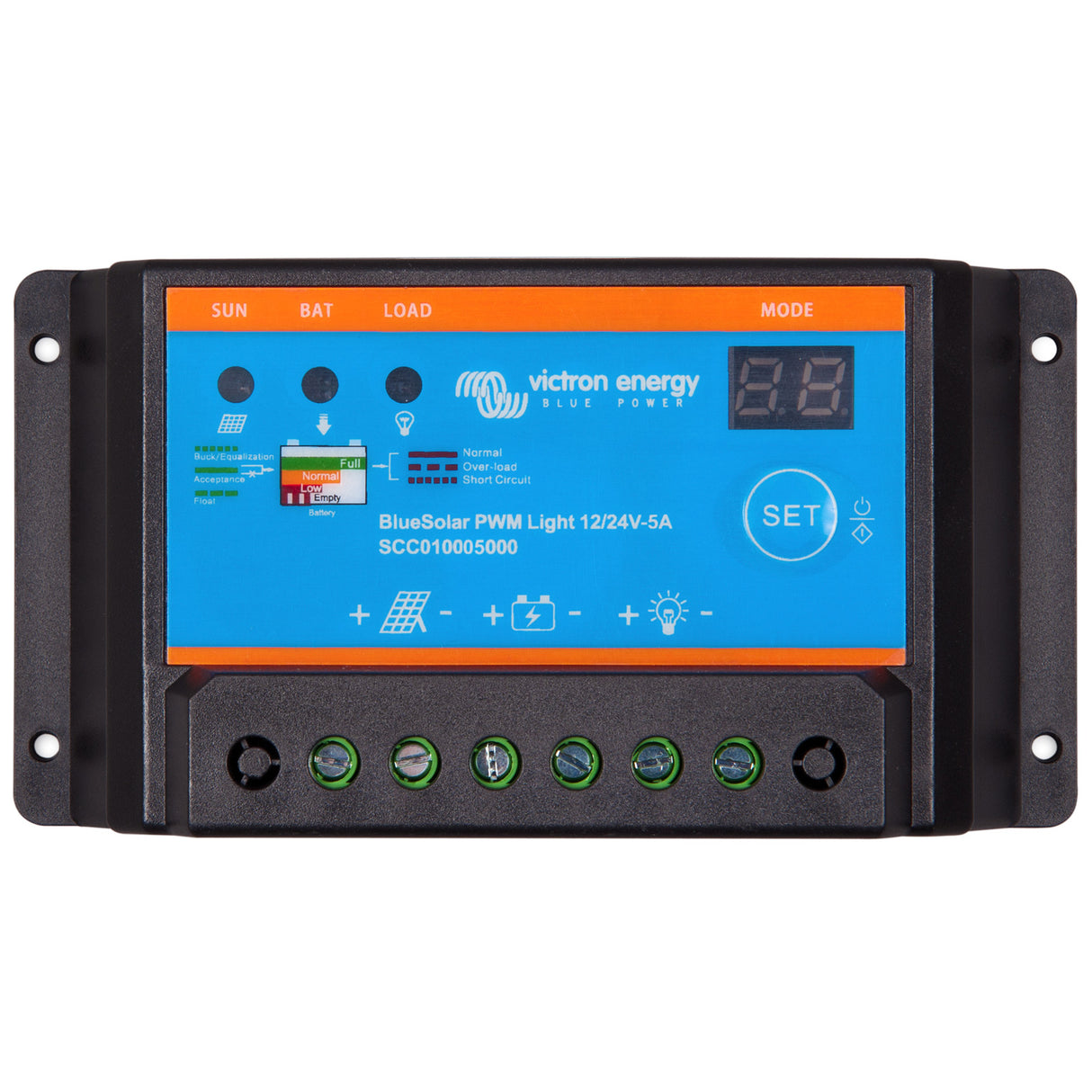 Victron scc010005000 5A 12V/24V PWM Solar Light charge controller