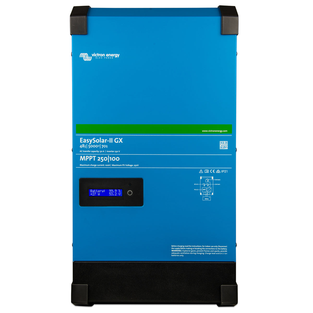 Victron EasySolar II GX 48V 5000W 230V - front