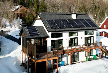 Solar-powered electric shock