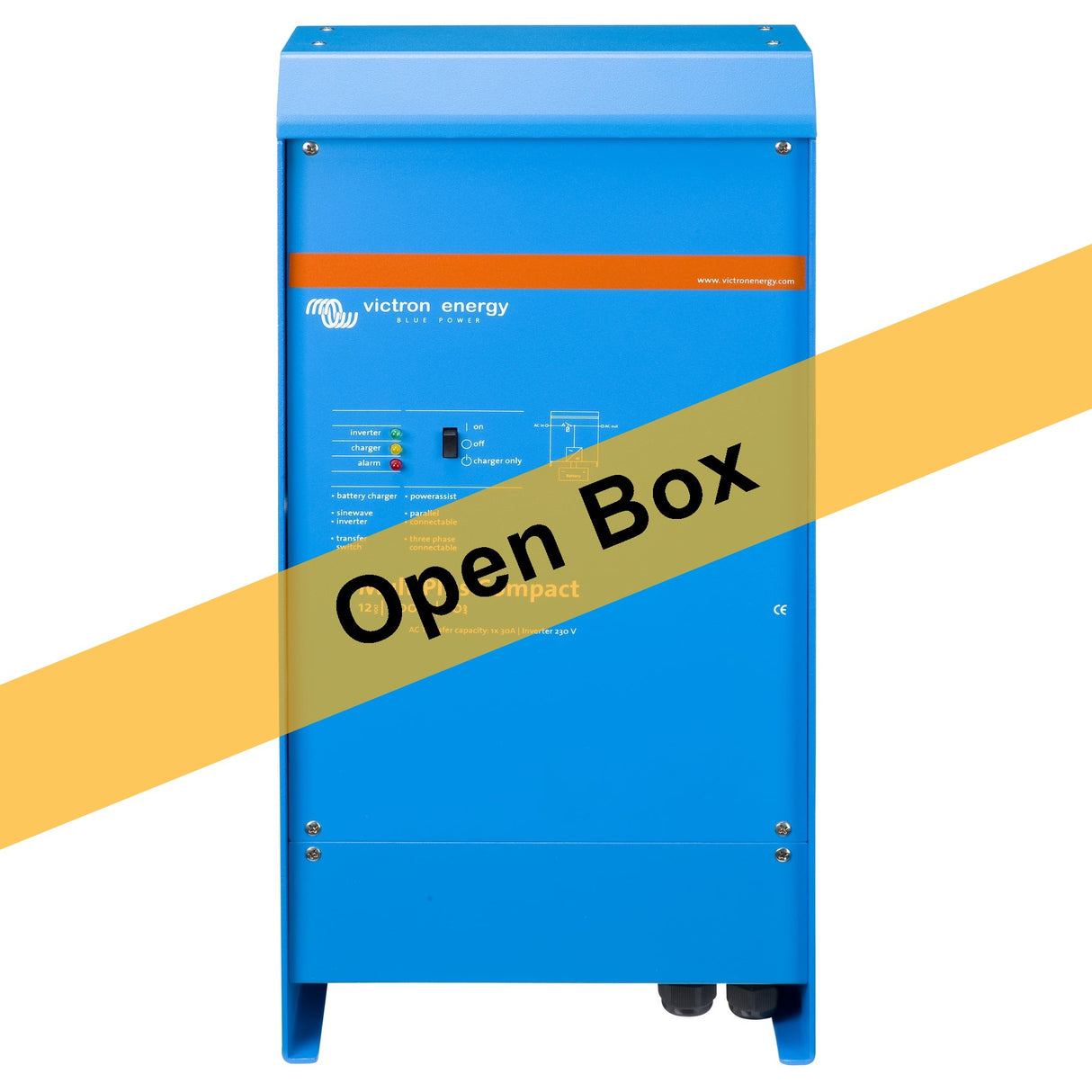 Open Box #KRZDG - MultiPlus Compact 12/2000/80-50 120V VE.Bus (UL 458) | CMP122200102