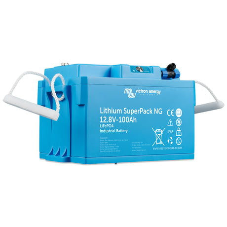 Victron Energy – 12V/100Ah Lithium LifePO4 Self-Heating SuperPack NG Battery | BAT512110740 (left)
