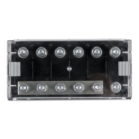 Victron 6 Mega Fuse holder - top with cover