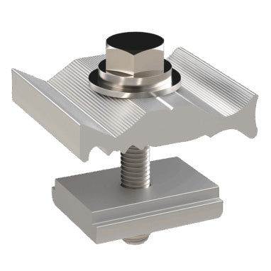 Kinetic KHTC-MM Mill Finished Toe Clamp for solar panel