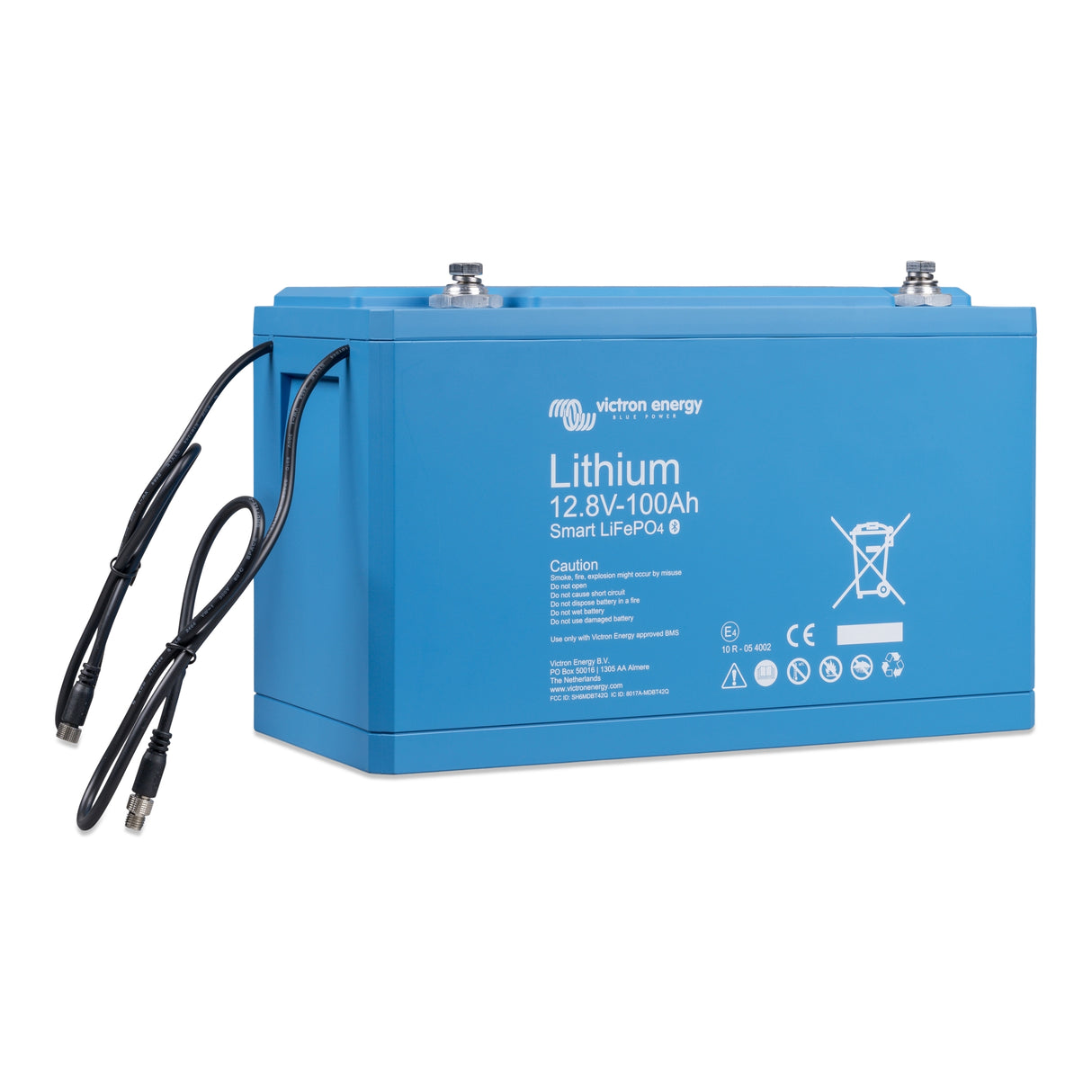 Victron Energy BAT512110610 lithium Smart LiFePO4 12V 100Ah Smart battery - right