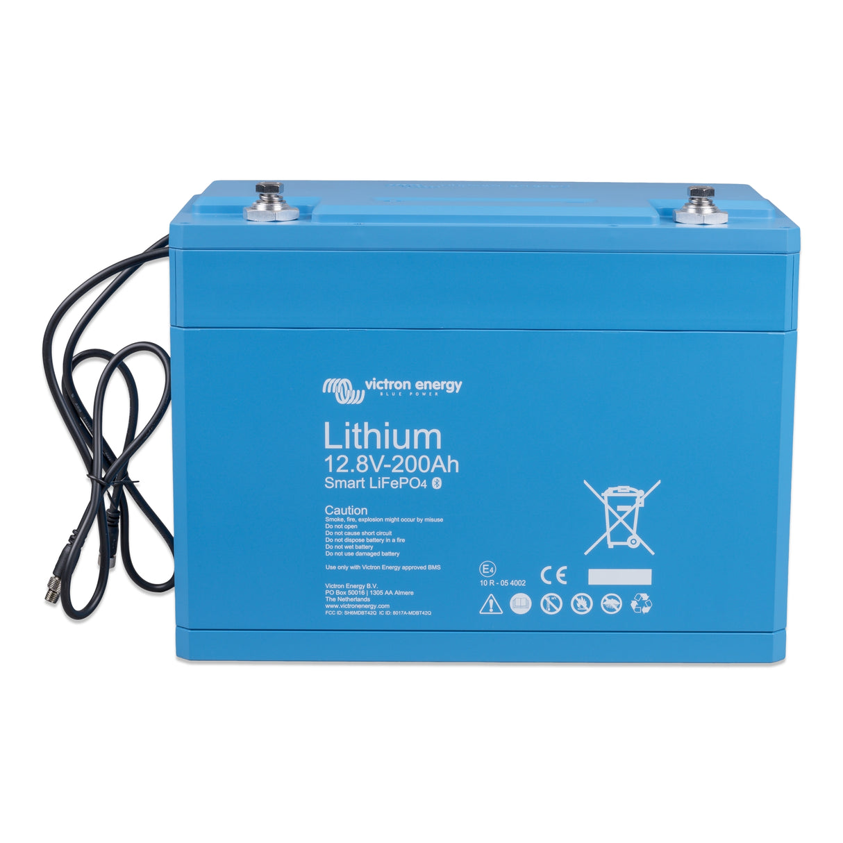 Victron Energy BAT512120610 lithium LiFePO4 NG 12.8V 200Ah Smart battery - front top