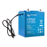 Victron Energy BAT512050610 lithium Smart LiFePO4 12V 50Ah Smart battery - left