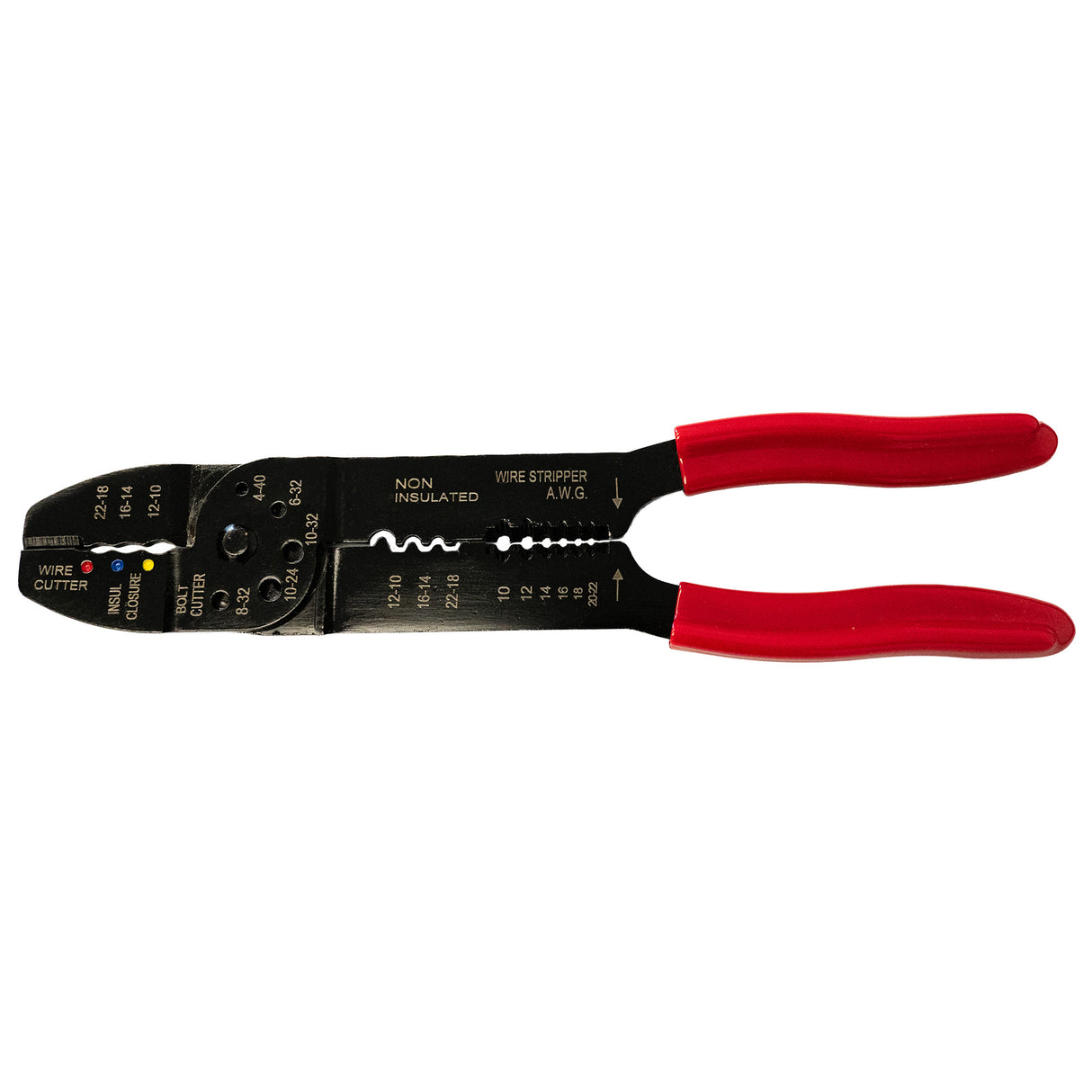 Pince à dénuder pour câble de calibre 22 AWG et 10 AWG
