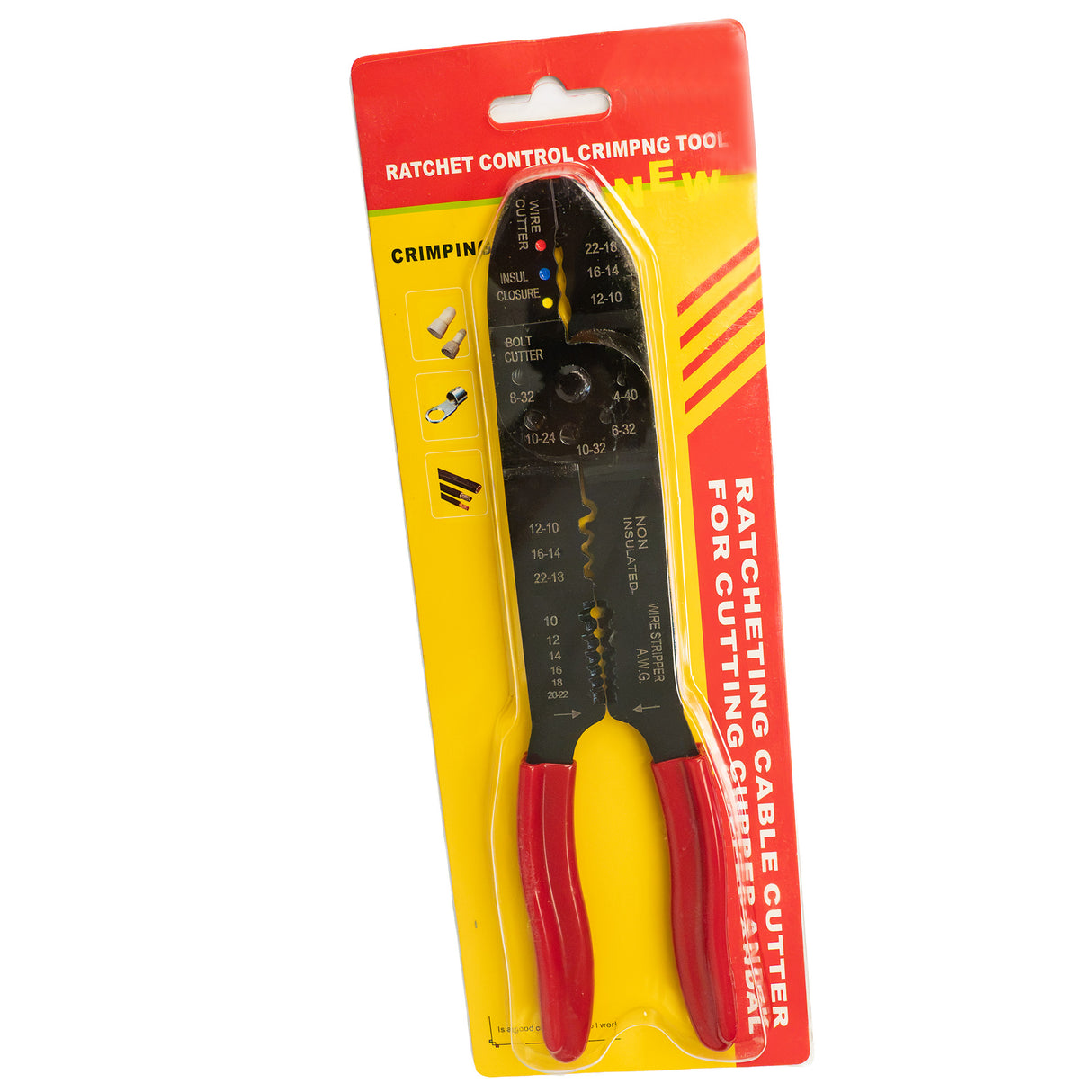 Pince à dénuder pour câble de calibre 22 AWG et 10 AWG