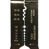 Pince à dénuder pour câble de calibre 22 AWG et 10 AWG