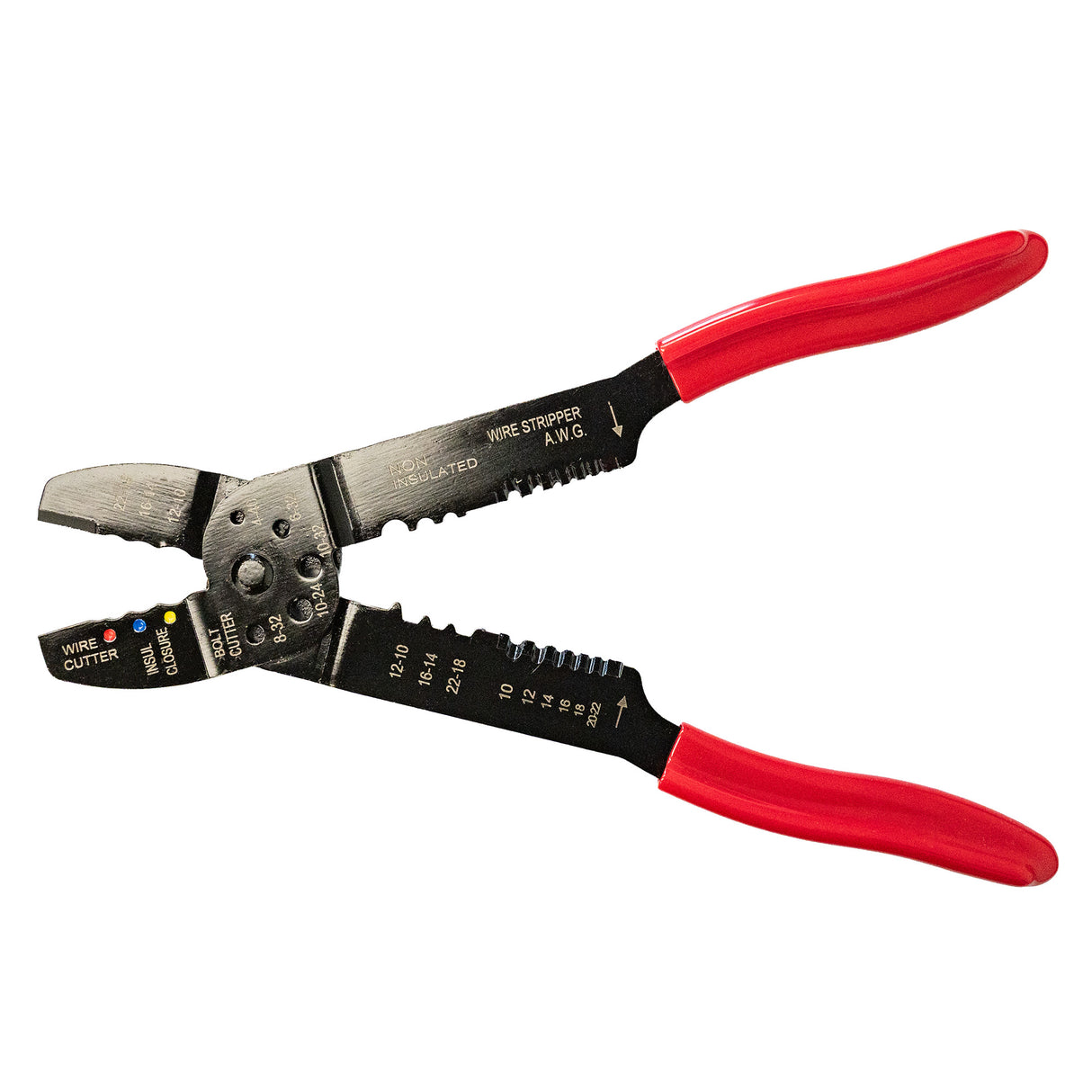 Pince à dénuder pour câble de calibre 22 AWG et 10 AWG
