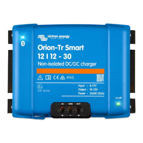 Victron Energy ORI121236140 Orion-Tr Smart 12/12-30A (360W) Non-isolated DC-DC charger - top