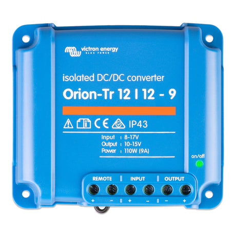 Victron DC DC Orion Tr 12/12 9A converter - top