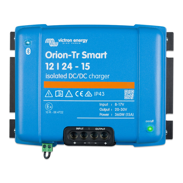 Victron Energy ORI122436120 Orion-Tr Smart 12/24-15A (360W) Isolated DC-DC charger - top