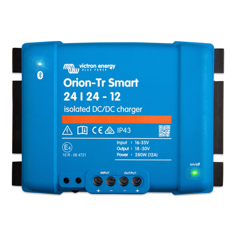 Victron Energy ORI242428120 Orion-Tr Smart 24/24-12A (280W) Isolated DC-DC charger - front