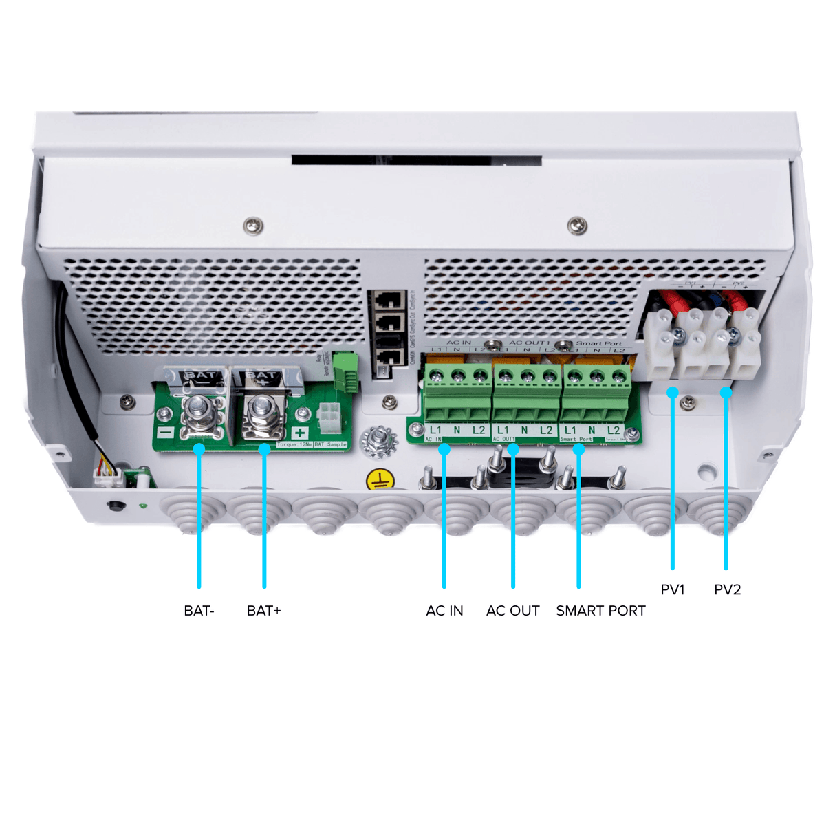 TBB Power RiiO Sun II Hybrid Inverter - 48/5000 120V/240V