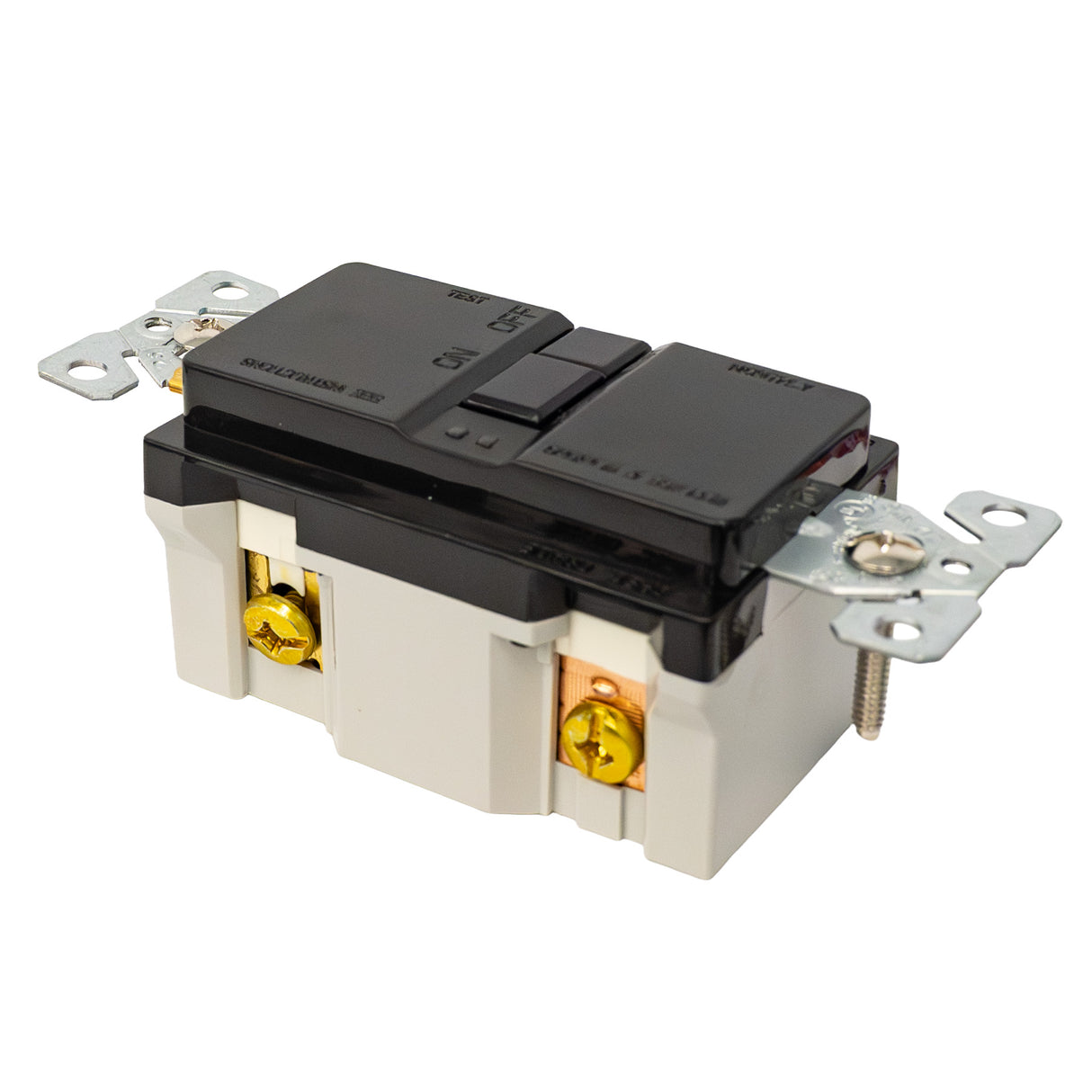 Eaton Blankface GFCI, Self-test, #14 - 10 AWG, 20A-125V AC | SGFD20BK