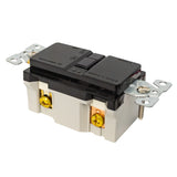Eaton Blankface GFCI, Self-test, #14 - 10 AWG, 20A-125V AC | SGFD20BK