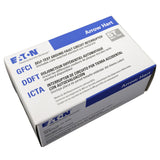 Eaton Blankface GFCI, Self-test, #14 - 10 AWG, 20A-125V AC | SGFD20BK
