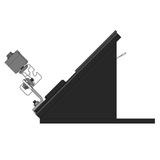 Asphalt Shingled Flashing Kit with Two 4" Self Drilling Screws