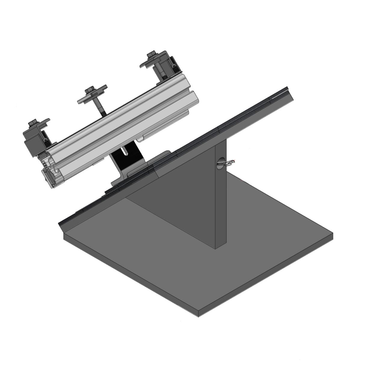 Asphalt Shingled Flashing Kit with Two 4" Self Drilling Screws