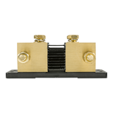 SmartShunt 2000A-50mV back view showing the mounting base and the clean rear profile of the solid brass shunt assembly.