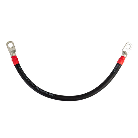 AWG #2 Red jumper cable with lugs