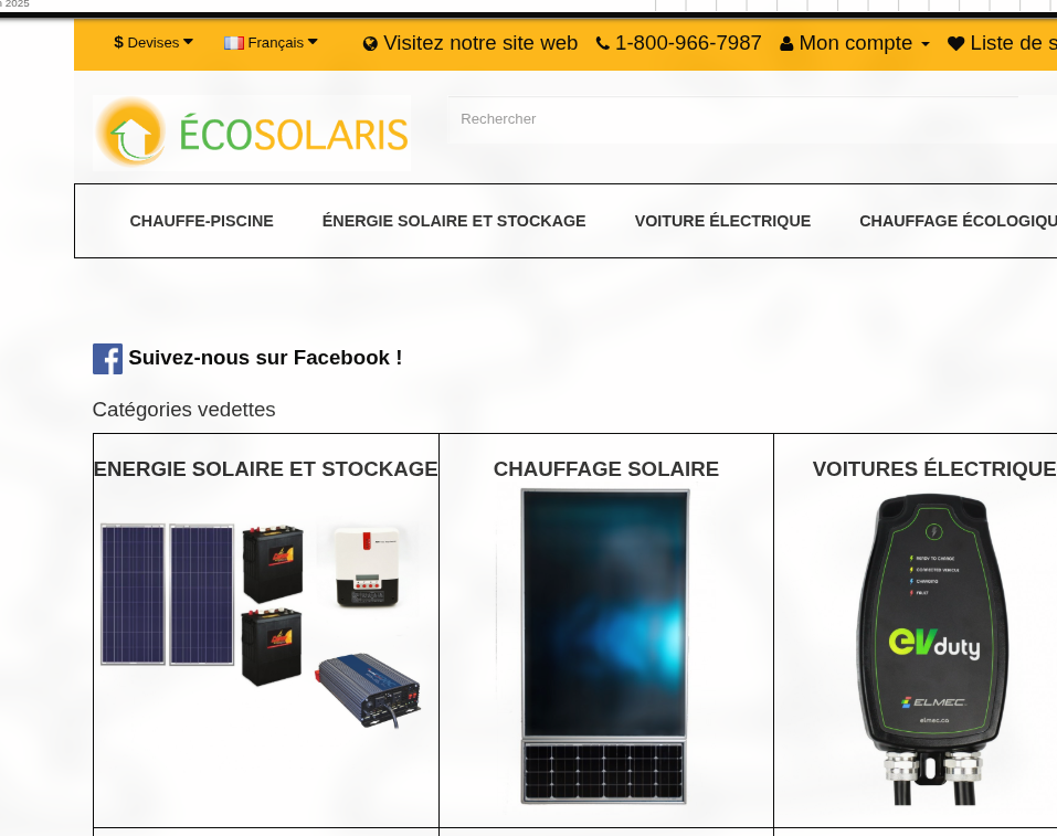 Boutique solaire en ligne pionnière