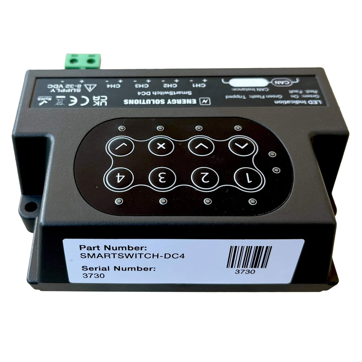 Interrupteur numérique 4 Canaux | SmartSwitch DC4