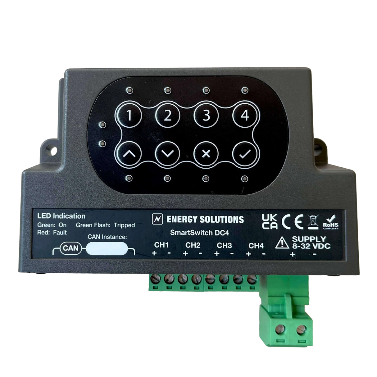 Interrupteur numérique 4 Canaux | SmartSwitch DC4