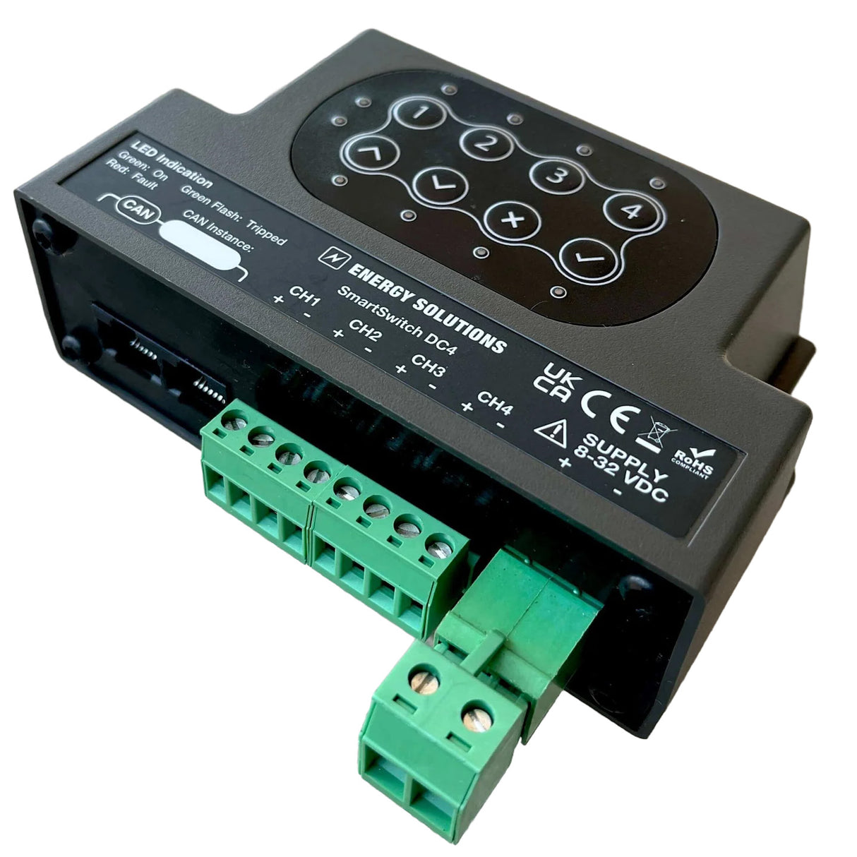Interrupteur numérique 4 Canaux | SmartSwitch DC4