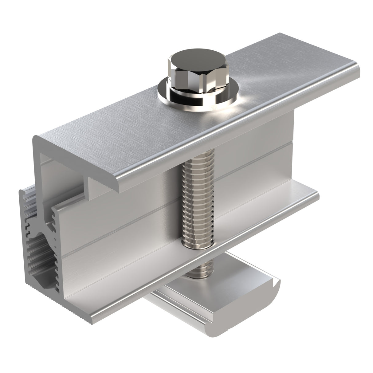 Kinetic 80mm end clamp for fixing solar panel on rail