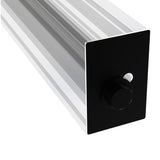 Kinetic KRP-B Black End Cover Plate for Solar Panel Mounting Rail